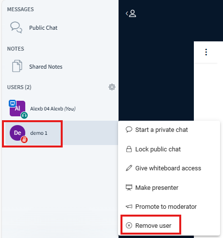 Screenshot of the starting page